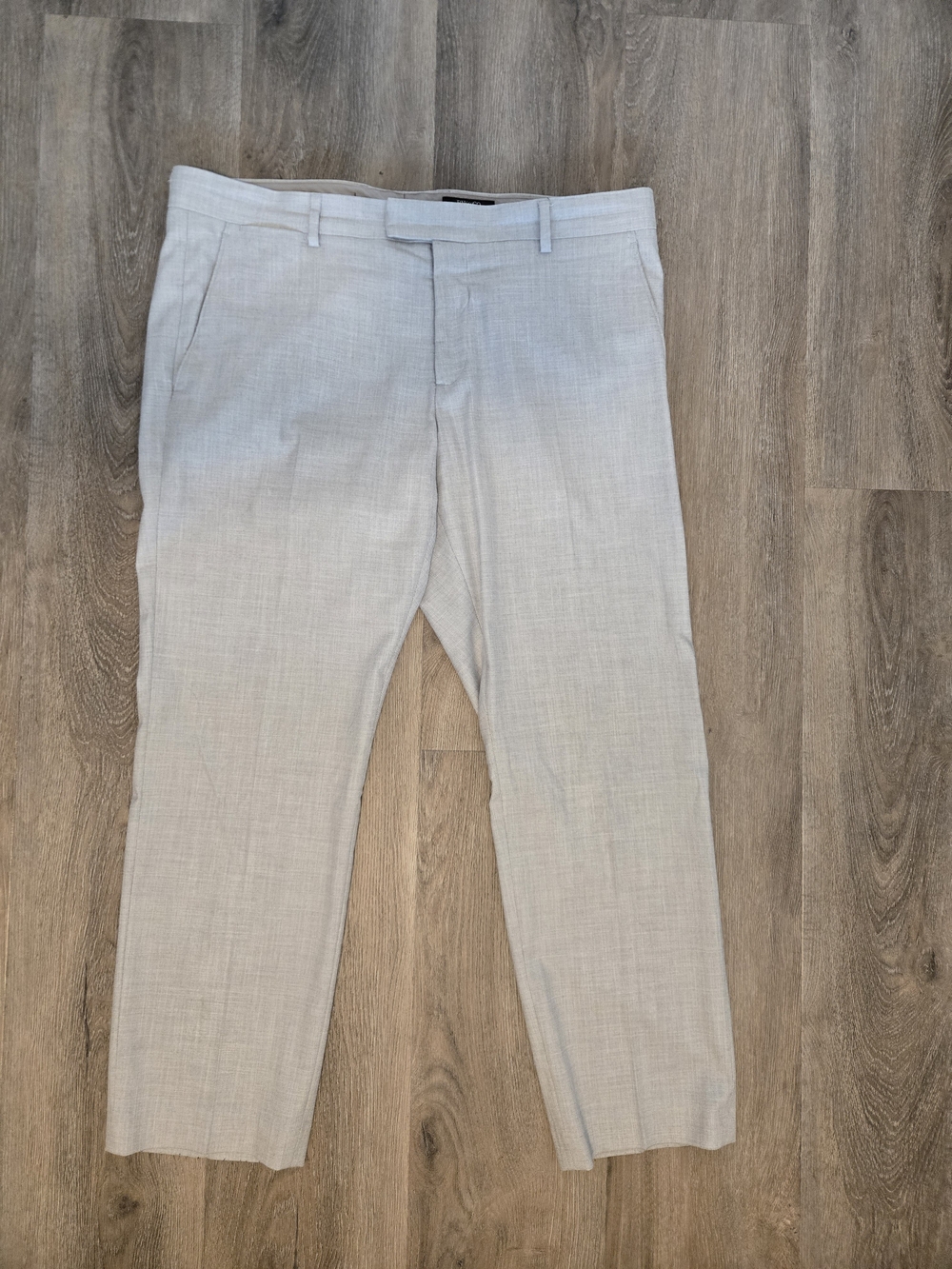 RW&CO. Light Gray Men's Dress Pants - Slim Tailored